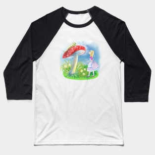 Alice in Wonderland Baseball T-Shirt